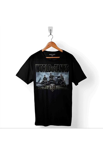 Kendim Seçtim Μπλουζάκι με τυπωμένο λογότυπο Fury World Of Tanks T-shirt Unisex
