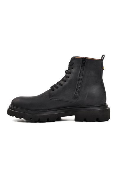 Dr.Flexer Ayakmod Μαύρες Ανδρικές Μπότες Nubuck