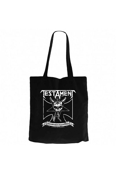 Z zepplin Testament Trending Black Canvas Tote Bag