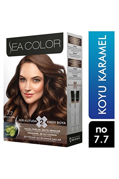 Sea Koyu Karamel Krem Saç Boyası 7/7 2'li 8698753381877