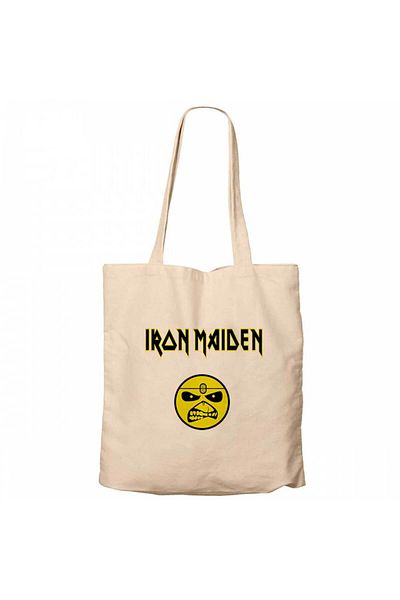 Z zepplin Iron Maiden Face Cream Zippered Cloth Bag Gabardine
