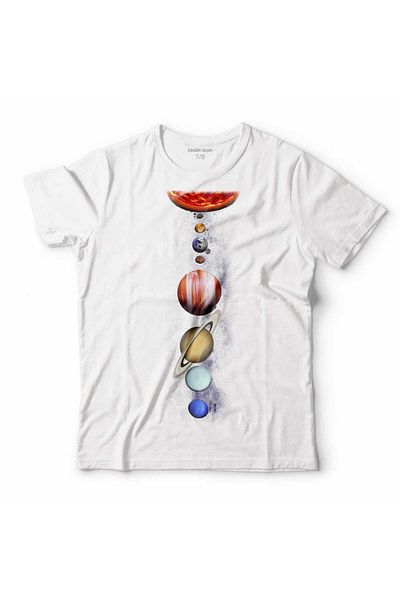 Kendim Seçtim Planete Sistem Solar Sistem Solar Spațiu Cosmos Tricou pentru copii