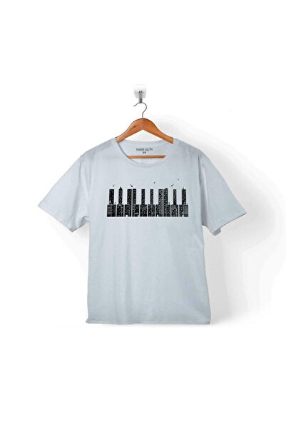 Kendim Seçtim Piano Skyline Piano Opasnost iznad dječje majice