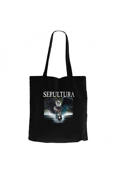 Z zepplin Sepultura Kairos Black Zippered Cloth Bag Gabardine