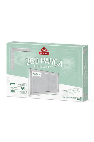 Art Puzzle White 260 Piece Disassembled Puzzle Frame