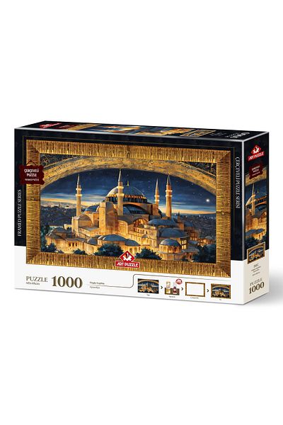 Art Puzzle Hagia Sophia 1000 Piece Framed Puzzle