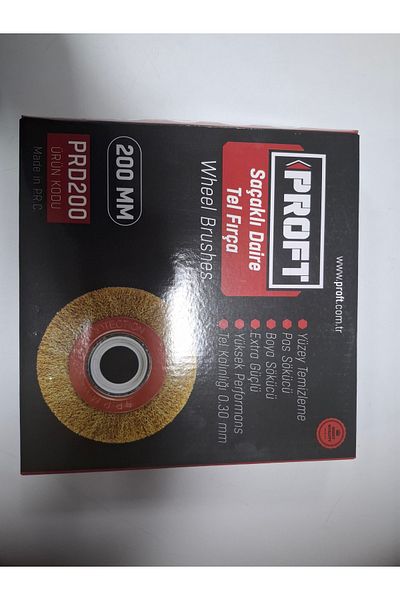 Proft 200mm Fringed Circle Wire Brush