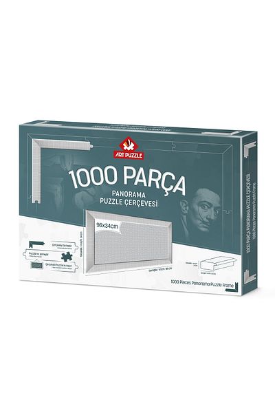 Art Puzzle White 1000 Piece Panorama Unassembled Puzzle Frame