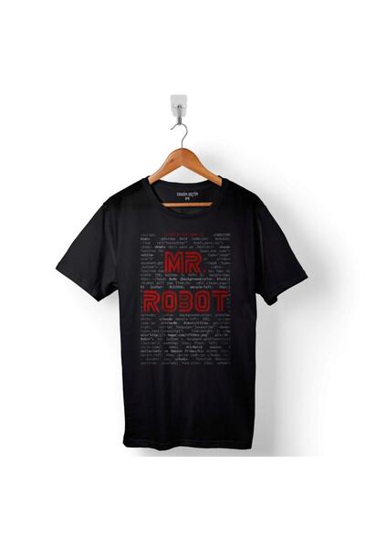 ZOKAWEAR تي شيرت السيد السيد روبوت Who Is Fsociety Code I Am Robot للرجال