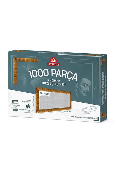Art Puzzle Gold 1000 Pieces Panorama Unassembled Puzzle Frame