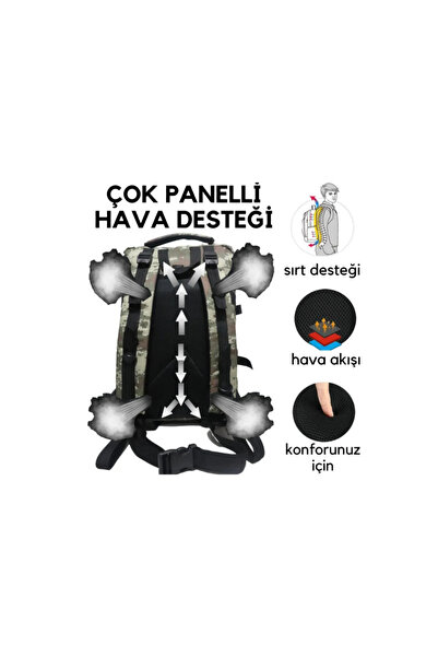 KRC BAGS outdoor fonksiyonel spor dağcı ve taktik çanta