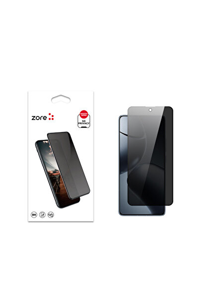 zore Xiaomi 14t Pro Compatible Zore New 5D Privacy Tempered Screen Protector