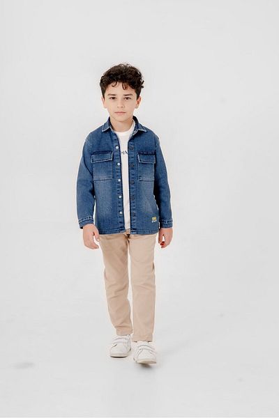 Pasur Bebe Boy's Jeans Jacket Suit