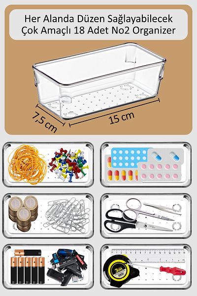color house 18 части подреждащ се органайзер за офис кутия 15 см * 7,5 см