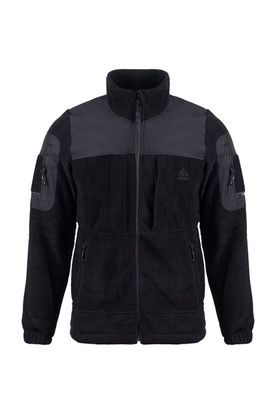 METAM :** Metam Polar ** Soğuk Havalarda Maksimum Konfor Sağlayan Fermuarlı Cepli Polar Ceket.(siyah )
