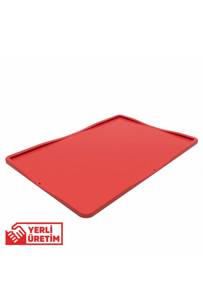 60x40 cm Kırmızı Plastik Kapak & 60x40 cm Ürünlerimizle Uyumlu