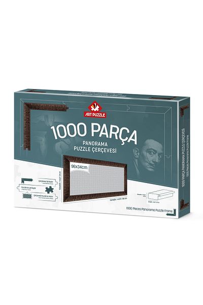 Art Puzzle Brown 1000 Piece Panorama Unassembled Puzzle Frame