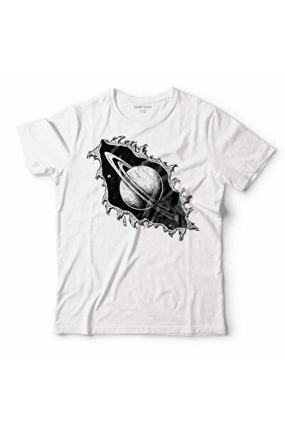 Kendim Seçtim Saturn Rings Nasa Satellite Planet Space Cosmos Tricou pentru c...