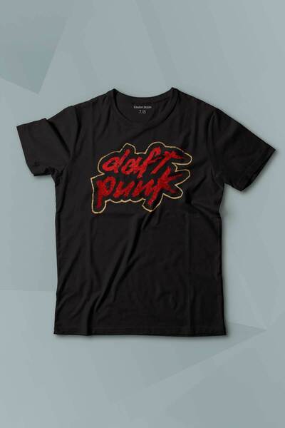 Kendim Seçtim Tricou cu mânecă scurtă pentru copii Daft Punk Logo Homework Al...