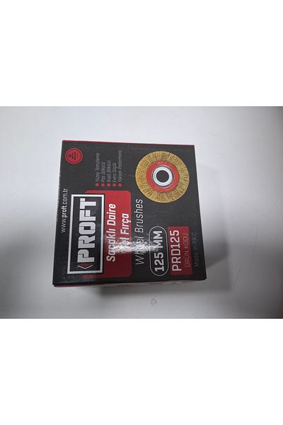 Proft 125mm Wide Fringed Circle Wire Brush