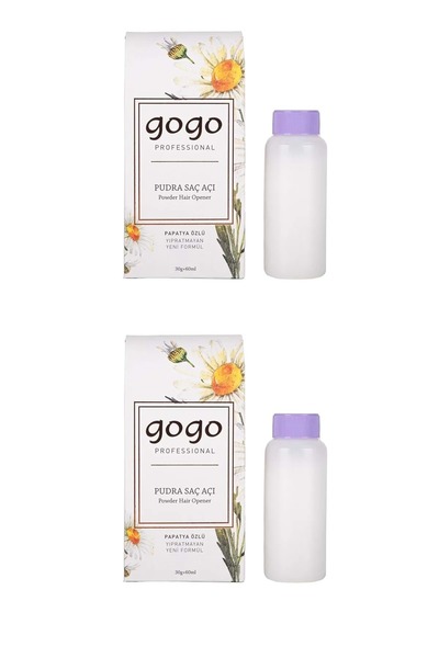 Gogo Profesyonel Pudra Saç Açıcı (2 ADET) 30g 60ml