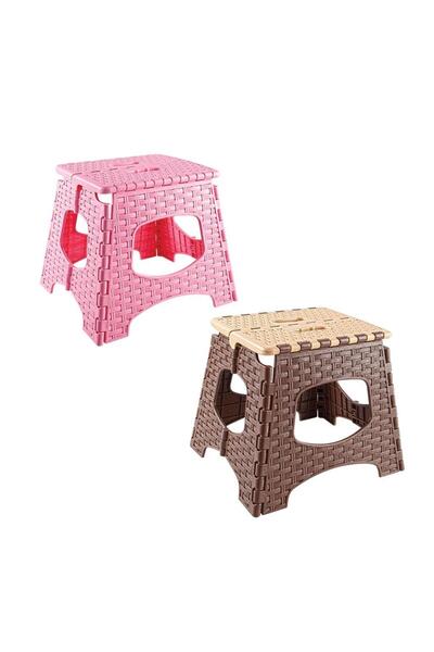 abnturk Rattan Katlanır Tabure -270X230X270h mm -ASR 2084