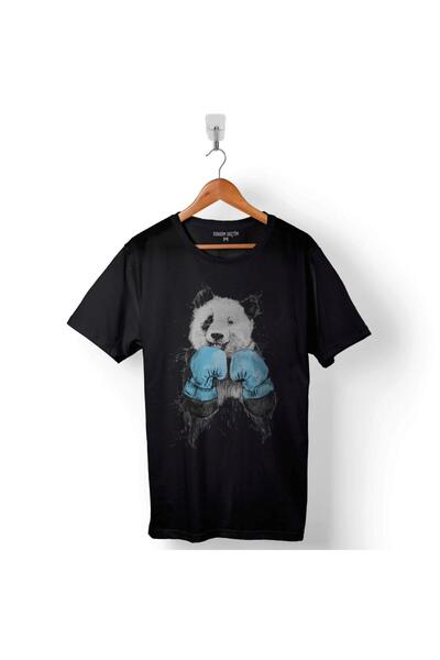 Kendim Seçtim Tricou cu imprimeu boxer Panda Bear Fight Bear Tricou unisex