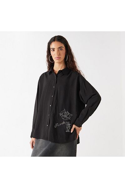 SP Characters CHR L LONG SLEEVE OVERSIZED SHIRT