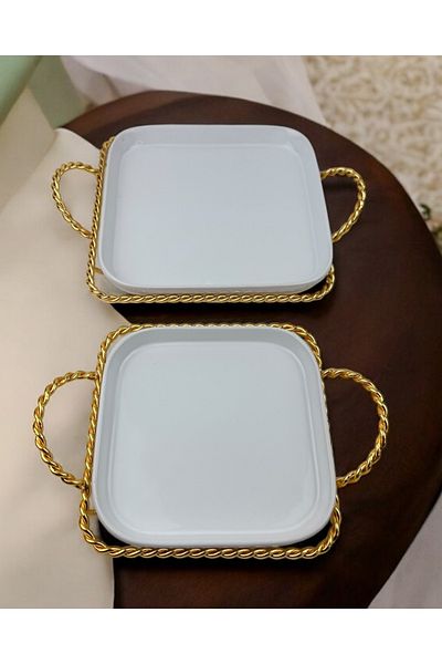 CyzHome Fjord Decorative Promise Engagement Tray