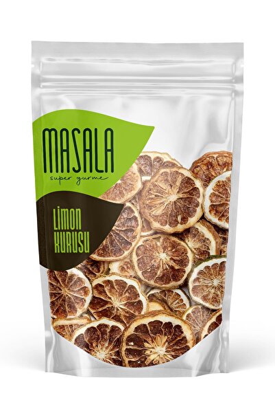 Super Gurme Masala ليمون جاف مقطع إلى شرائح 40 جرام طبيعي 100% وبدون إضافات وجبة خفيفة صحية للاستخدام الزخرفي (D