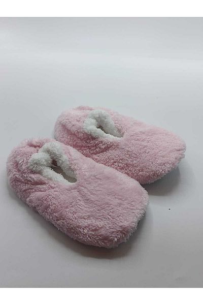 fluffy Wellsoft Children's Booties - Anti-Slip, No Sound and Sponge Bottom, Preschool Home Ballerinas
