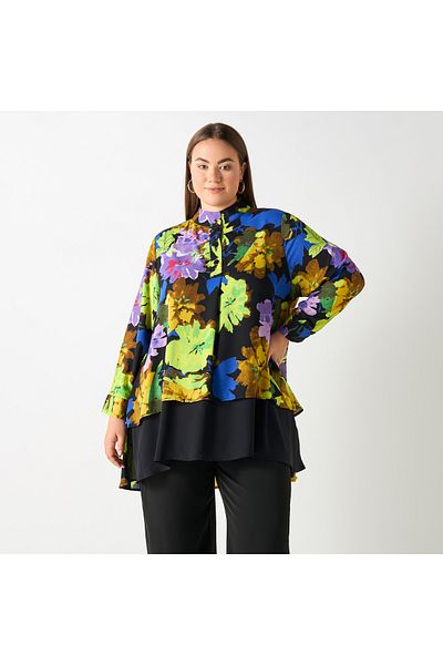 Ulla Popken NEO FLORAL BLOUSE