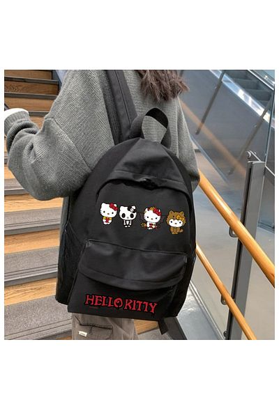 Aesthia Hello Kitty Πολύχρωμο Κοστούμι Έντυπο Σχολείο, Εκπαιδευτικό, Σακίδιο πλάτης μαθημάτων - Mingalondon