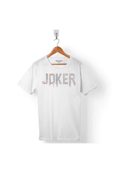 Kendim Seçtim Joker Typography Hip Hop Men's T-Shirt