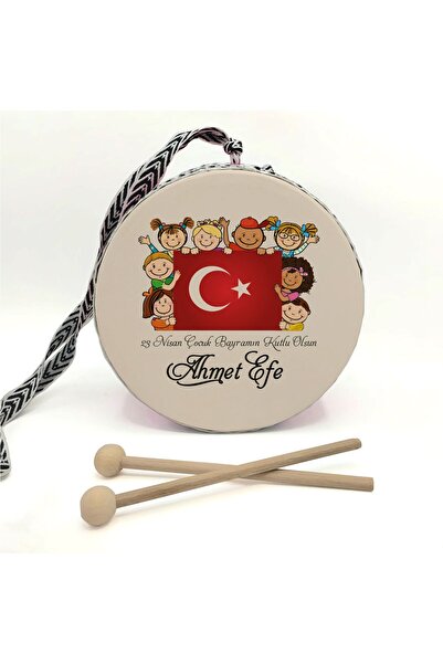 woodhub Flaged, Children's, Red, Genuine Leather Children's Drum