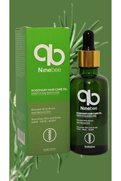 NineBee Biberiye Yağı Complexi Saç Dökülmesi Ve Yıpranmış Saçlar Için Hızlı S...