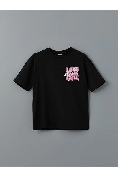 LC Waikiki Tricou pentru fetiță cu gât alb pentru copii LCW, pachet de 2