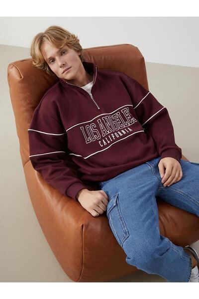 LC Waikiki XSIDE Світшот з високим коміром і довгими рукавами для чоловіків з...