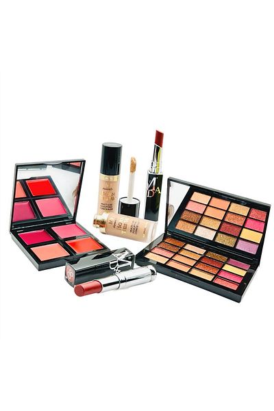 Moda Beauty Radiant Glow Makeup Set - Eyeshadow, Blush, and Lipstick Kit
