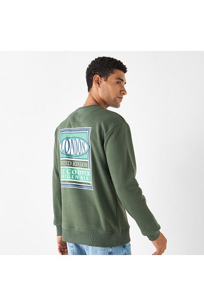 Lee Cooper Printed Sweatshirt With Crew Neck