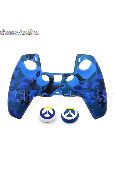 Choice C 1set 1set Soft Silicone Gel Rubber Cover Case For Playstation 5 Ps5 Controller Protection Skin An