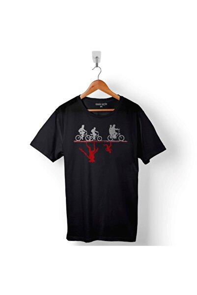 Kendim Seçtim Stranger Things Dobrodošli u obrnuti svet, muška majica sa bici...