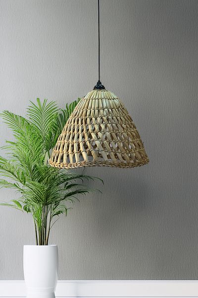 HAKİCİ Special Production Natural Handmade Wicker Chandelier