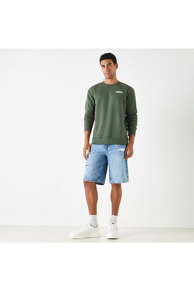 Lee Cooper Printed Sweatshirt With Crew Neck