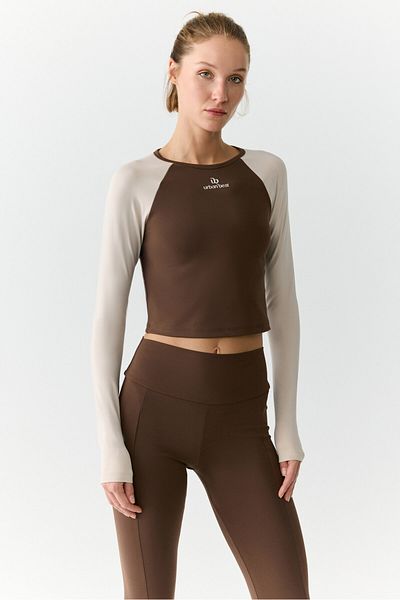Urban Beat PATTY Urban Beat Damen-Bustier in Ecru-Bitterbraun