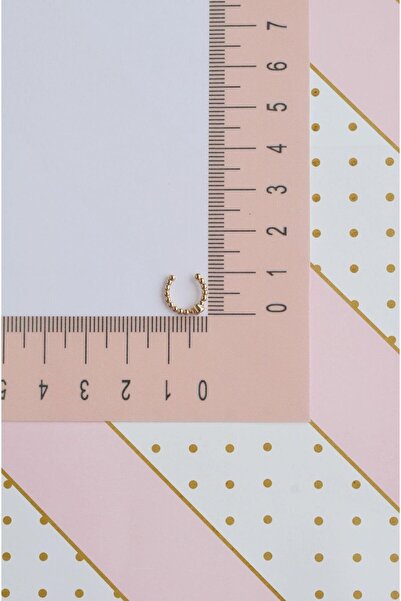 Sacce Scarves&Accessories Sıkıştırmalı Kıkırdak Küpesi Minimal Tektaş Earcuff