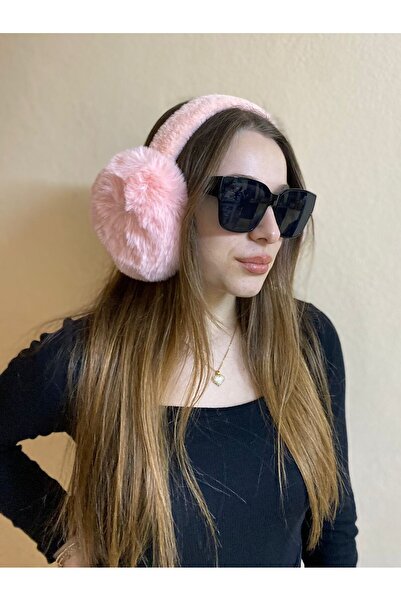 sema aksesuar Cold-Protective Soft Plush Hairy Winter Earmuff - Soft - New Year Christmas Gift