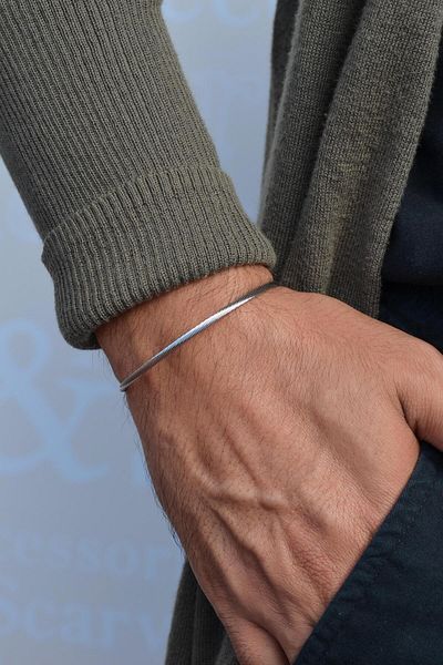 Sacce Scarves&Accessories Men's Thin Steel Bracelet - Ring Model Unisex Product