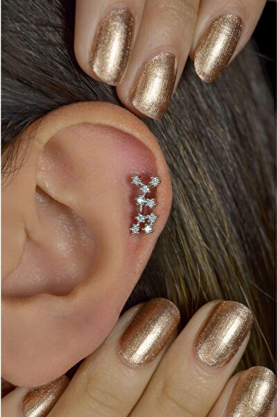 Sacce Scarves&Accessories Yay Burcu Küpe Takımyıldızı Yıldızlı Piercing Helix...
