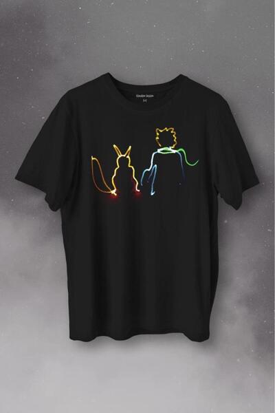 Kendim Seçtim تي شيرت مطبوع بتصميم الأمير الصغير للجنسين